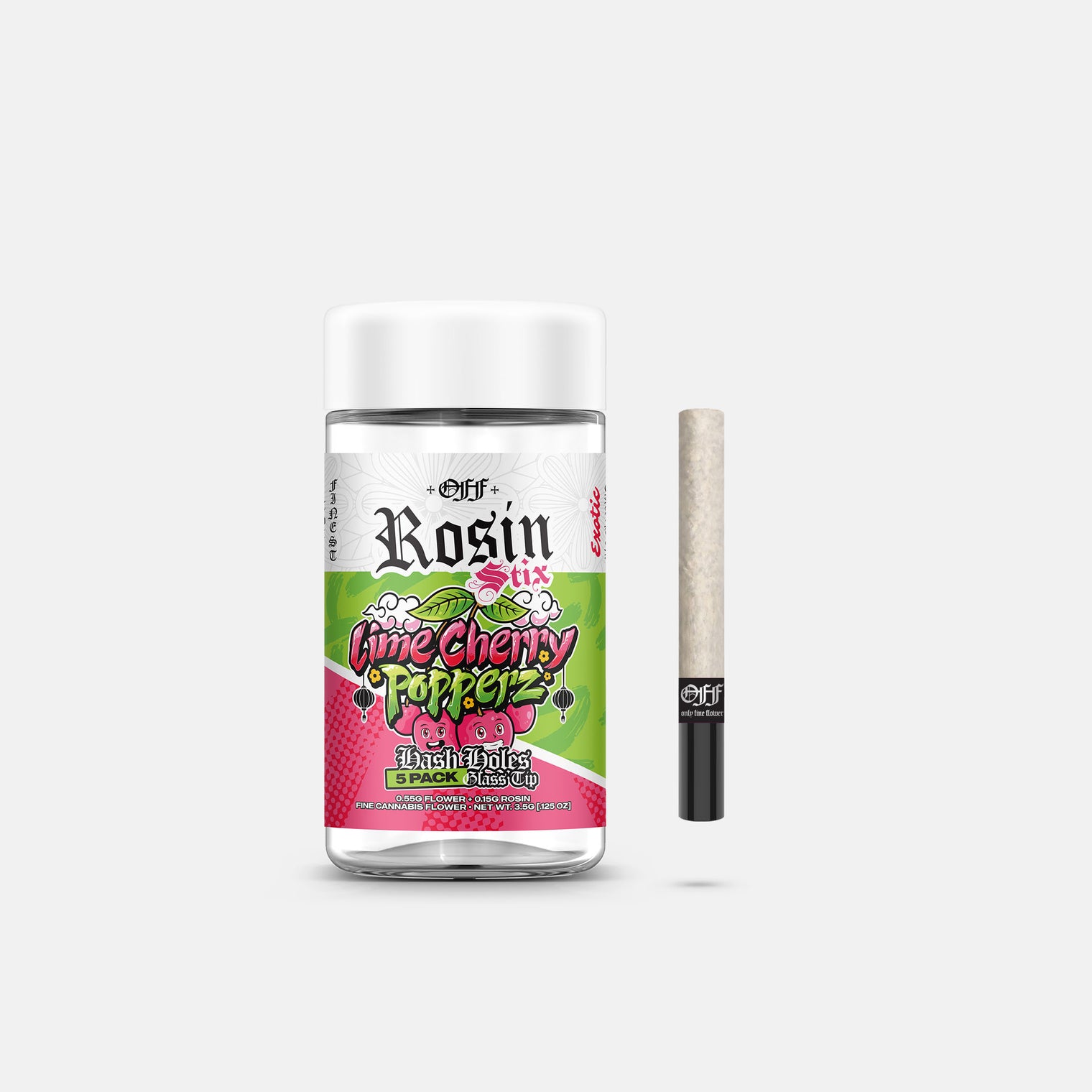 Lime Cherry Popperz - 5pk Rosin Stix