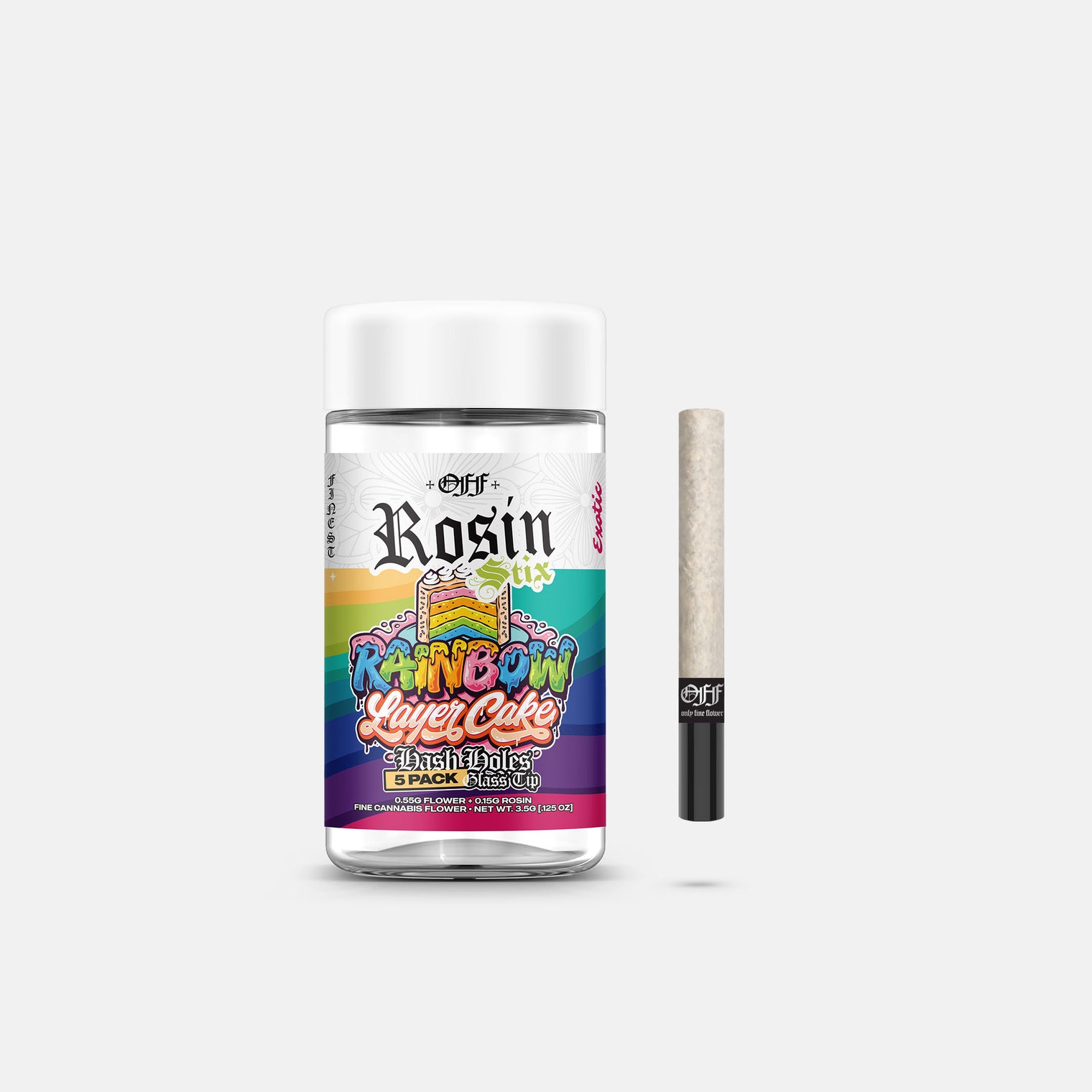 Rainbow Layer Cake - 5pk Rosin Stix
